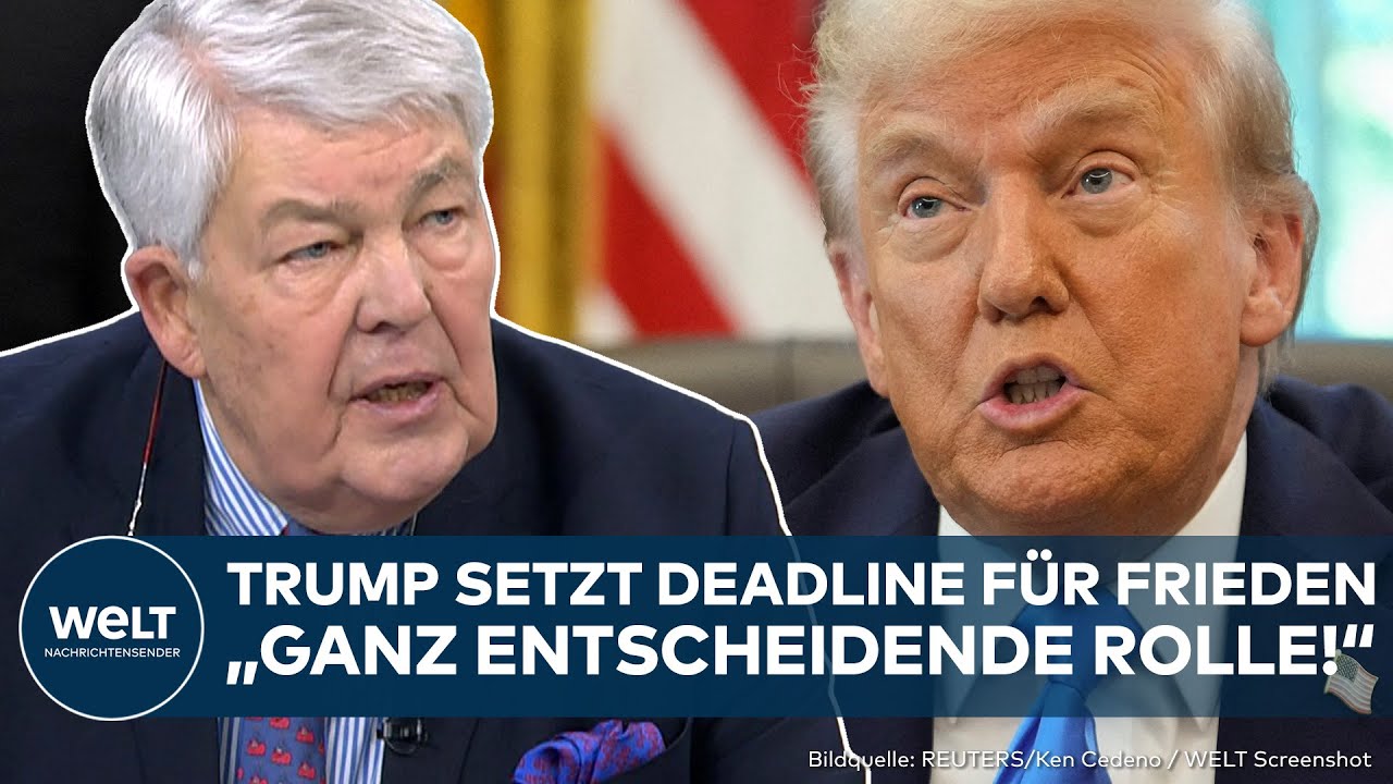 UKRAINE-KRIEG: Trump setzt Deadline f&uuml;r Frieden! General a.D. packt aus! Showdown in Berlin?