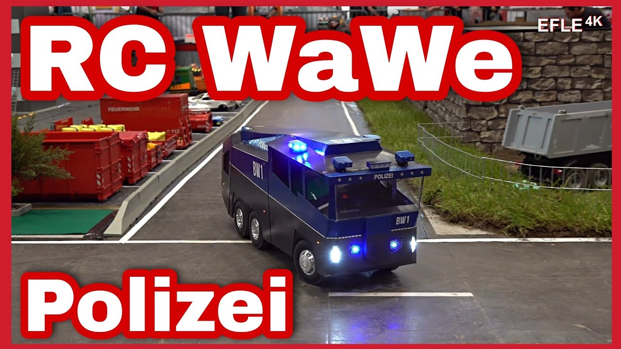 Ferngesteuerter Wasserwerfer 10.000 Polizei Baden-Württemberg