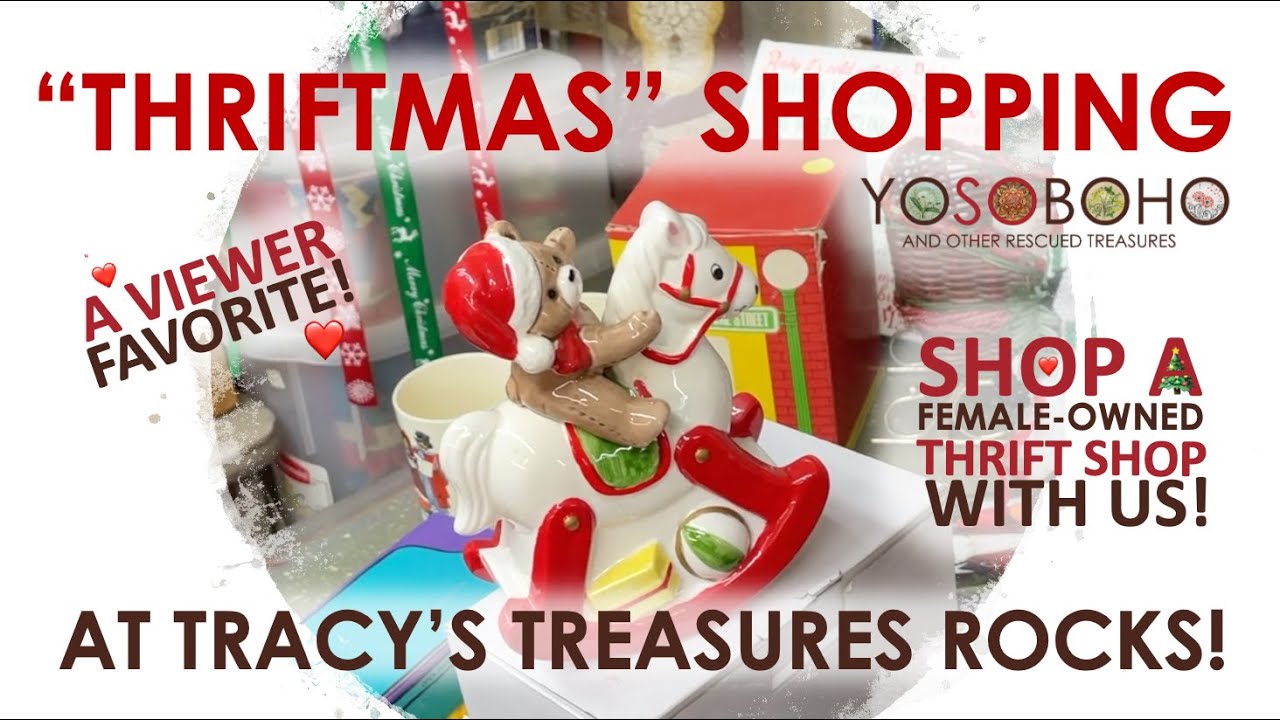 Happy to be back here! 🤗 Come THRIFT Tracy's Treasures - A FAN FAVORITE HONEY HOLE! 😊