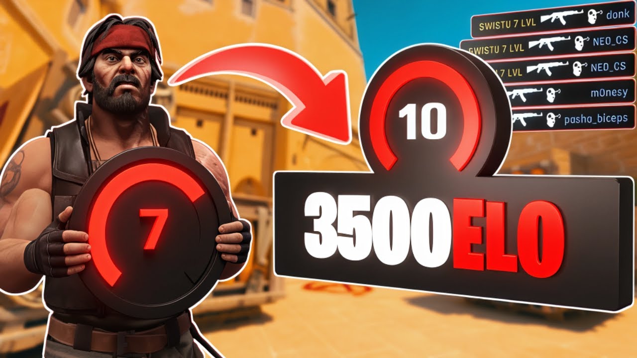 CZY 7 LVL FACEIT DA RADĘ NA 3500 ELO? 