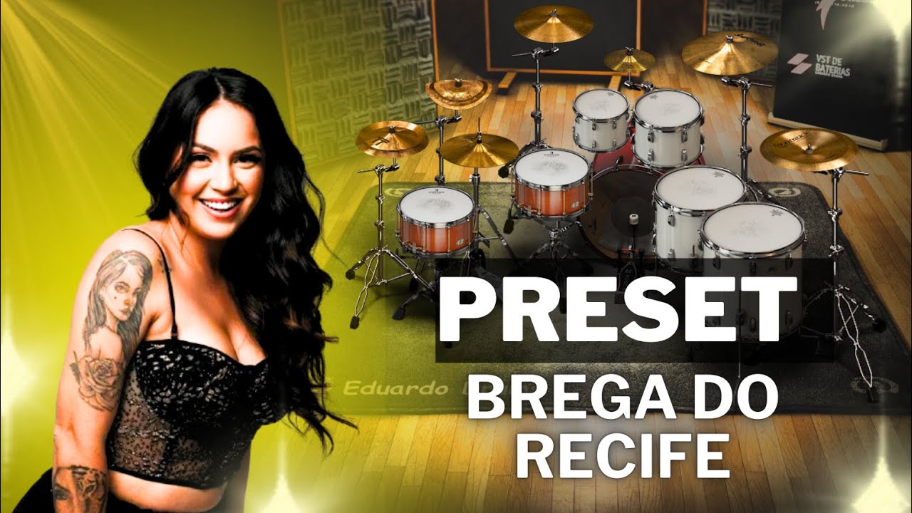 Raphaela Santos no Superior Drummer 3: O Melhor Preset de Brega do Recife!
