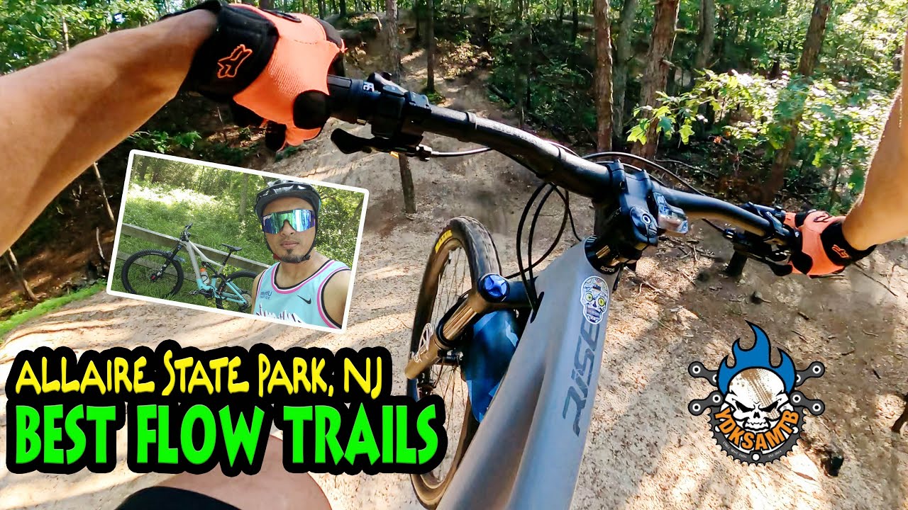 Best Flow Trails of Allaire State Park | First Flight of Orbea Rise H15 | eMTB MTB | New Bike Day