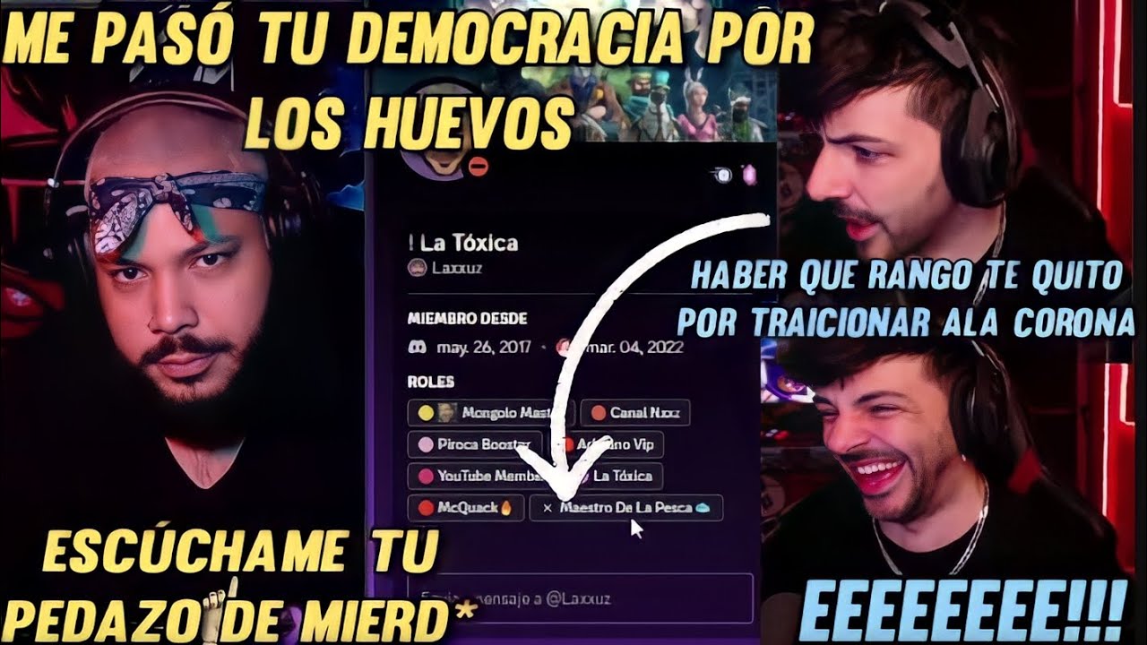 EEEEEEE!!!! JAJAJA LAXXUZ SE REVELO!!! contra la TIRANÍA/DEMOCRACIA - encontra de las normas