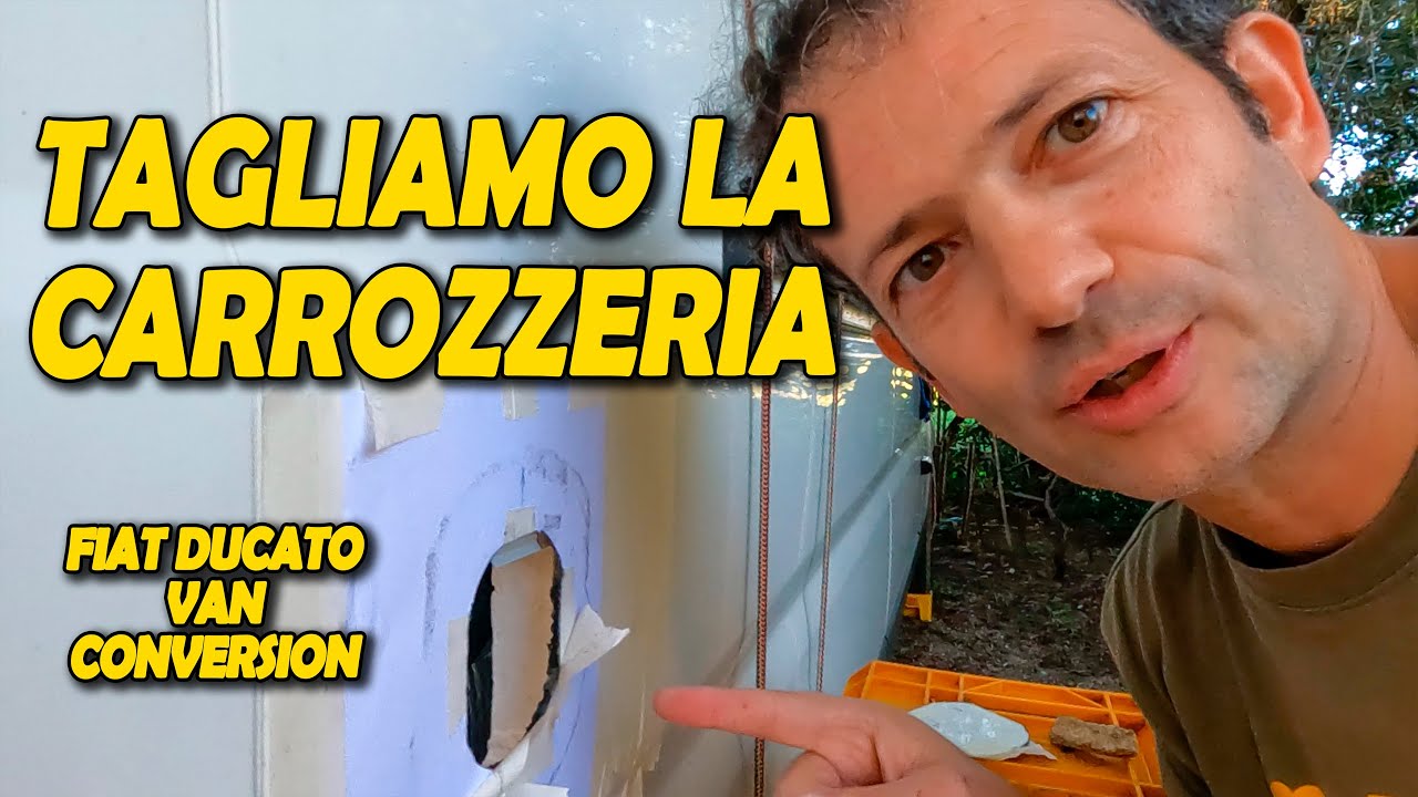 Fiat Ducato Van conversion 🚐 Montaggio serbatoio sul passaruote e del bocchettone esterno. DIY