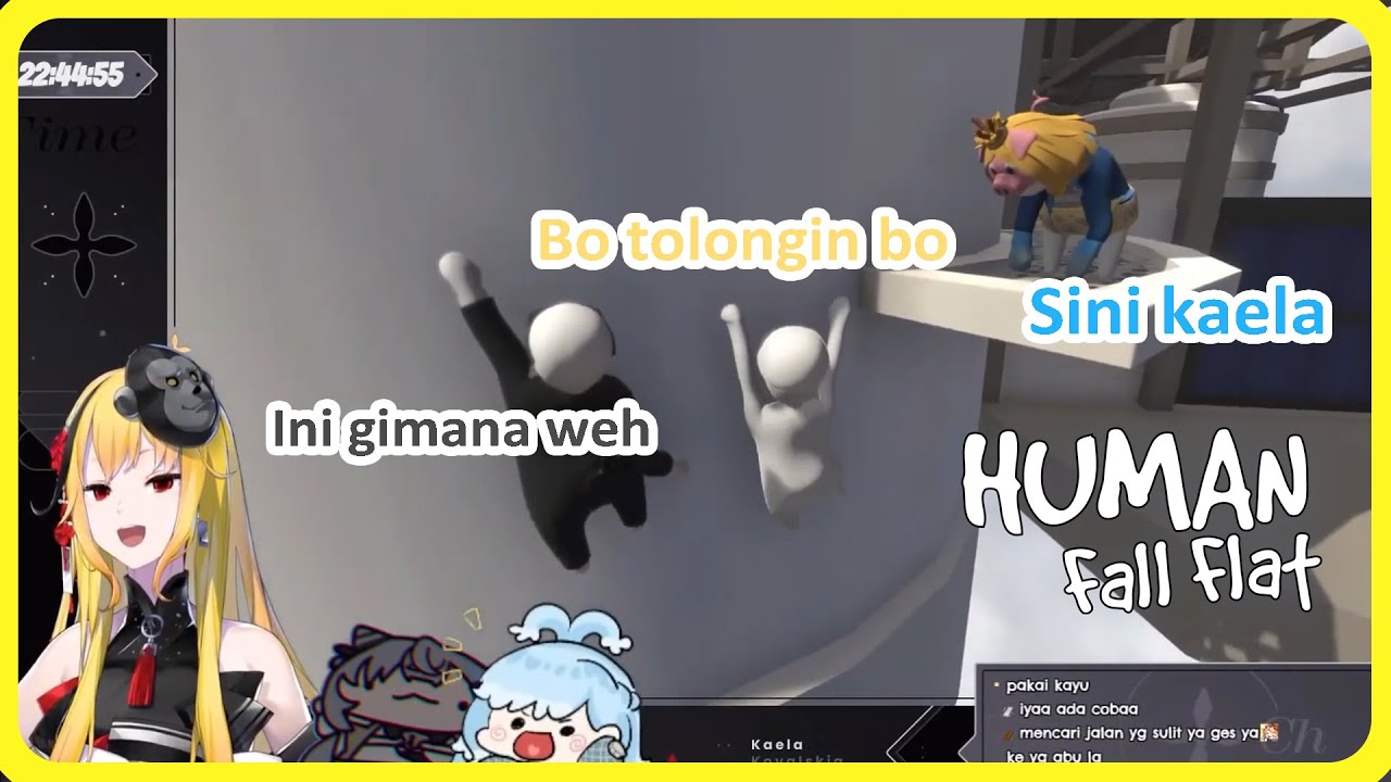 Kerusuhan Holoh3ro di Human Fall Flat [Hololive]