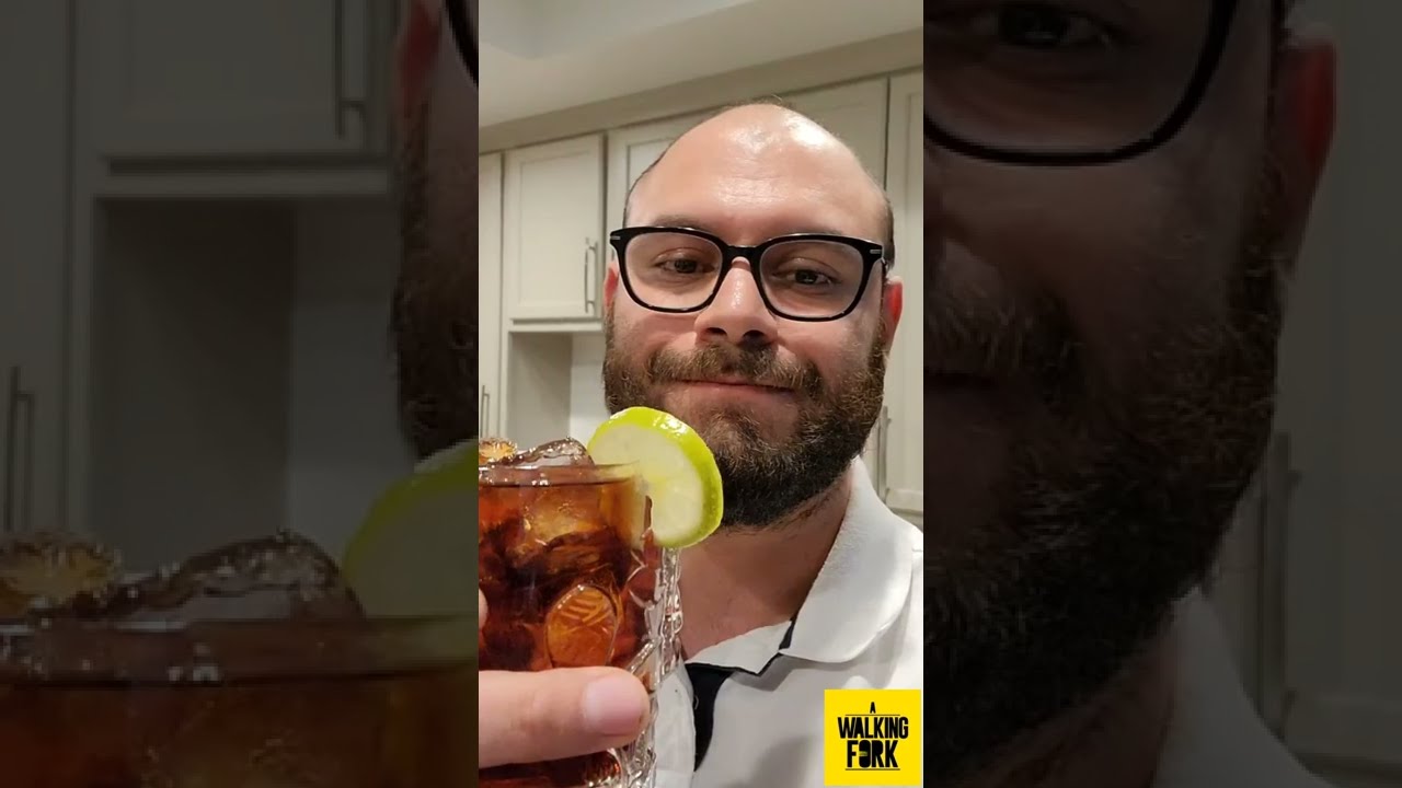 Cocktail Cuba libre con Kraken Spiced Rum #awalkingfork #utahfoodie #cubalibre