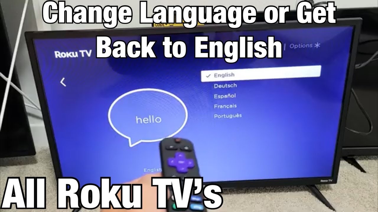Все телевизоры Roku: как изменить язык и вернуться к английскому, если вы застряли на другом языке