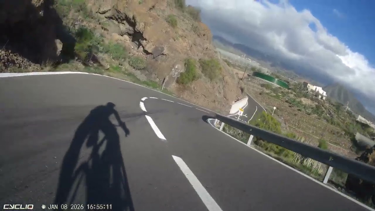 Cycling Tenerife, Guía de Isora to Playa San Juan TF-463 Fantastic Tarmac Fun & Fast ,Music The Cure