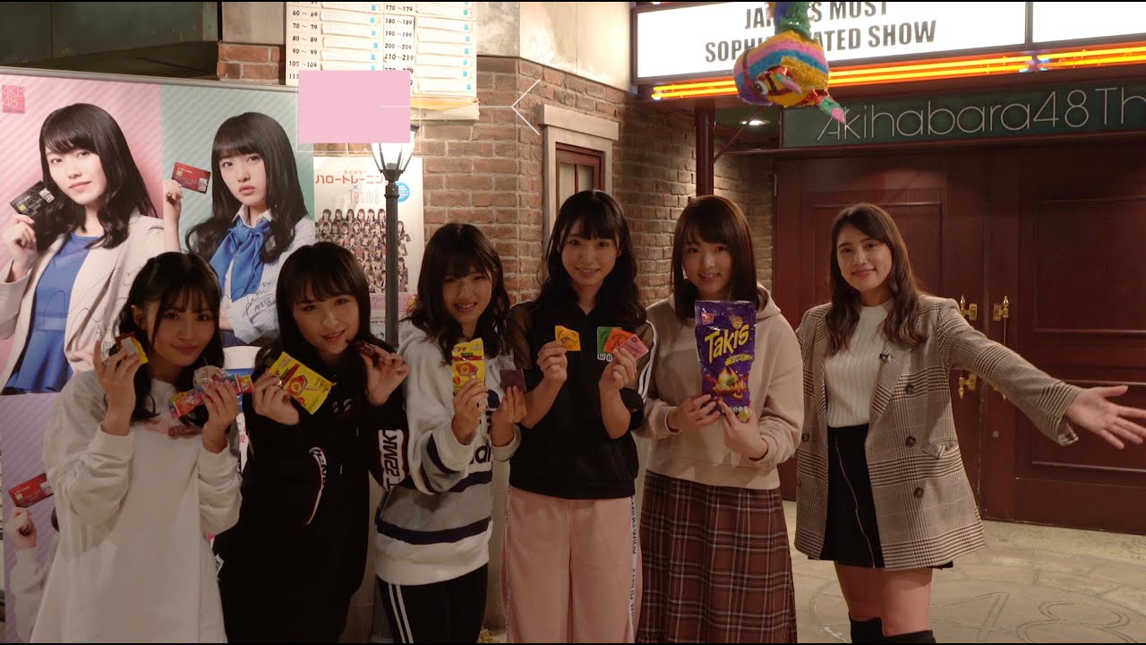 PIÑATA Y DULCES TIPICOS MEXICANOS CON LAS CHICAS DE AKB48