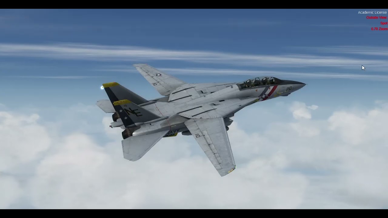 Aerosoft F-14X Extended test flight Guam [P3D v4.5]