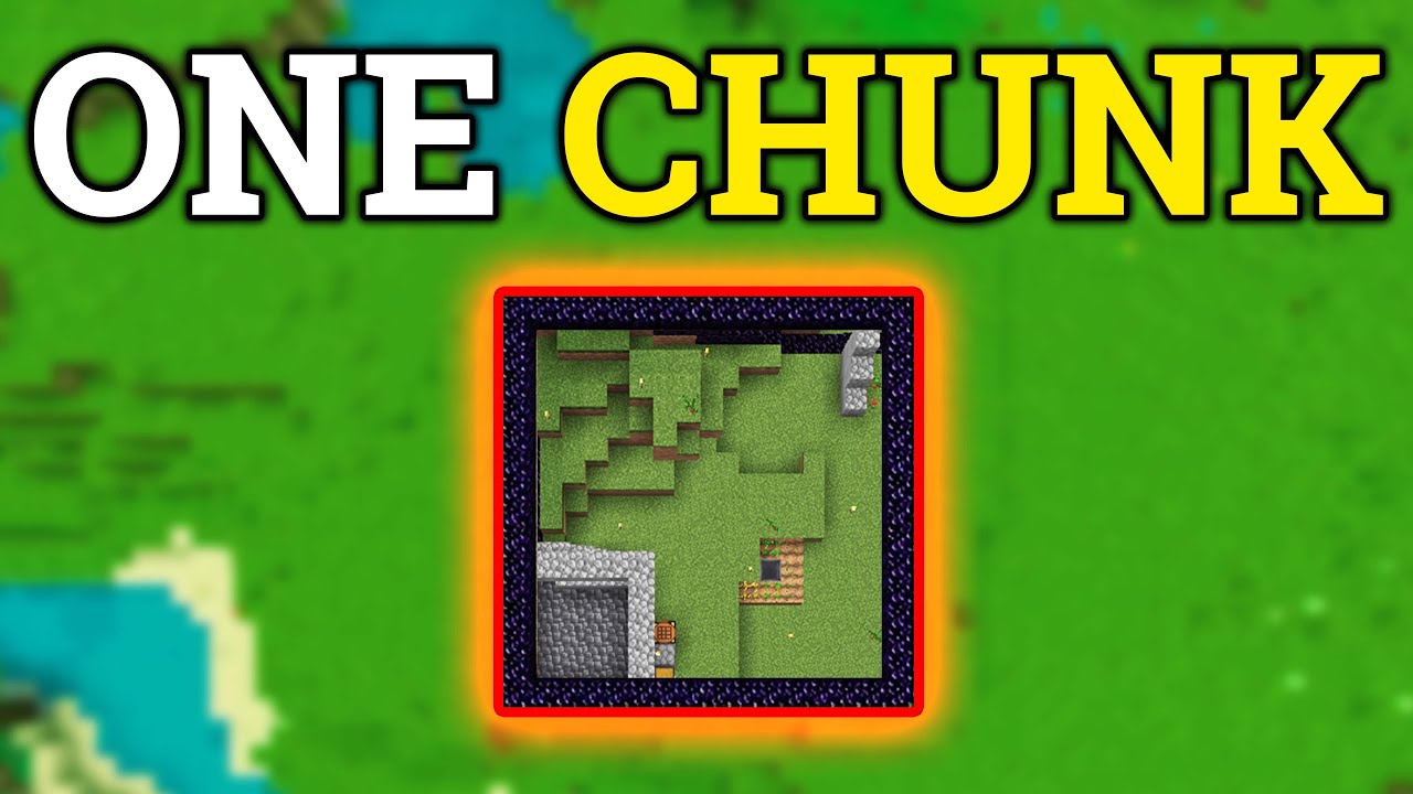 Minecraft without leaving my spawn chunk is a very fun challenge