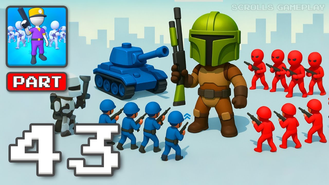 Army War Camp: Battle Game - Gameplay Walkthrough Part 43 - Camps Lead Your Troops (iOS, Android)