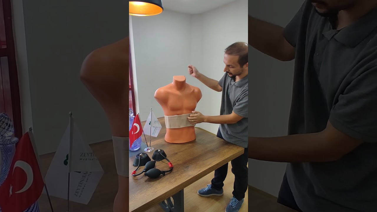 Rib flare Çıkık kaburgalar için Yeni Pedli bandaj Pektus Hastalıkları Tedavi Ürünleri #Pektusbandaj