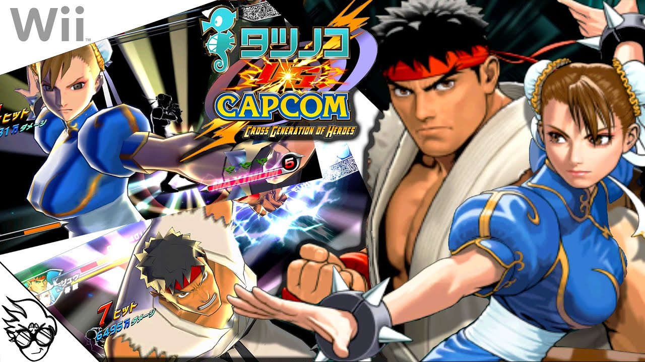 Tatsunoko vs. Capcom: Cross Generation of Heroes (JP) (Wii 2008) - Ryu / Chun-Li [Playthrough]