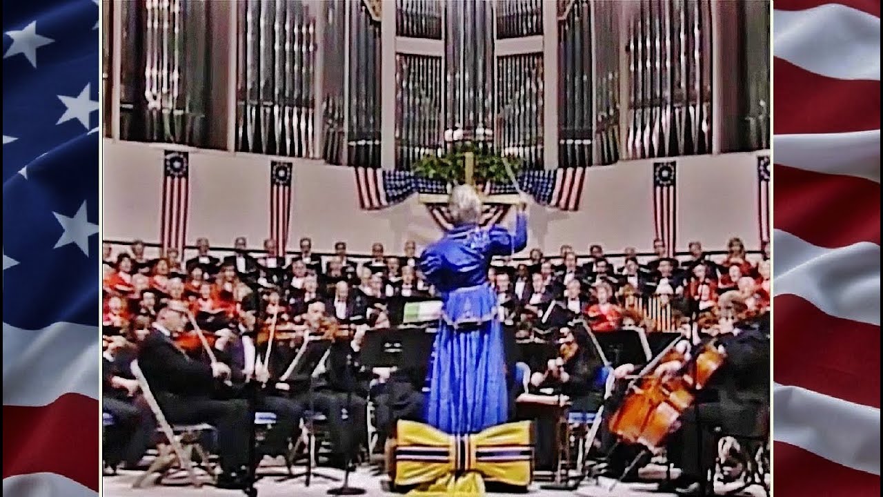 BATTLE HYMN OF THE REPUBLIC | Diane Bish, Symphony & Choir at Coral Ridge Church, Fort Lauderdale