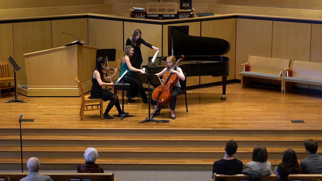Mendelssohn D minor piano trio (movements I and IV)