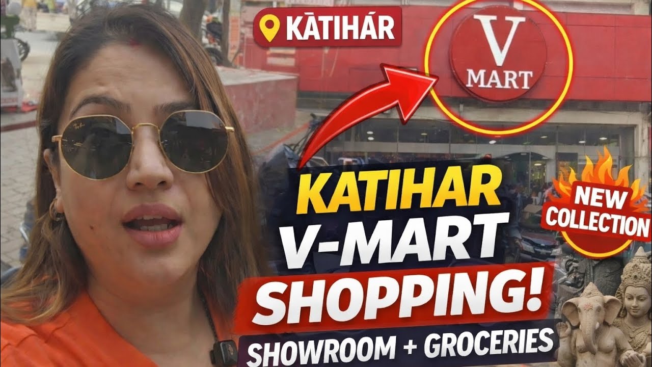 “Katihar V-Mart Shopping Vlog 😍 | Full Showroom Tour + Murti Making”