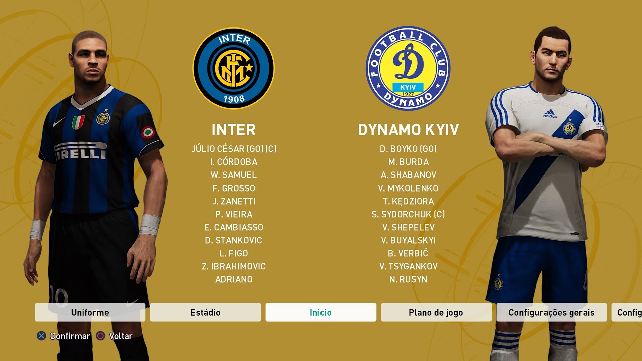 Pro Evolution Soccer 6 Remake Season 2006-2007: INTER x DYNAMO KYIV 