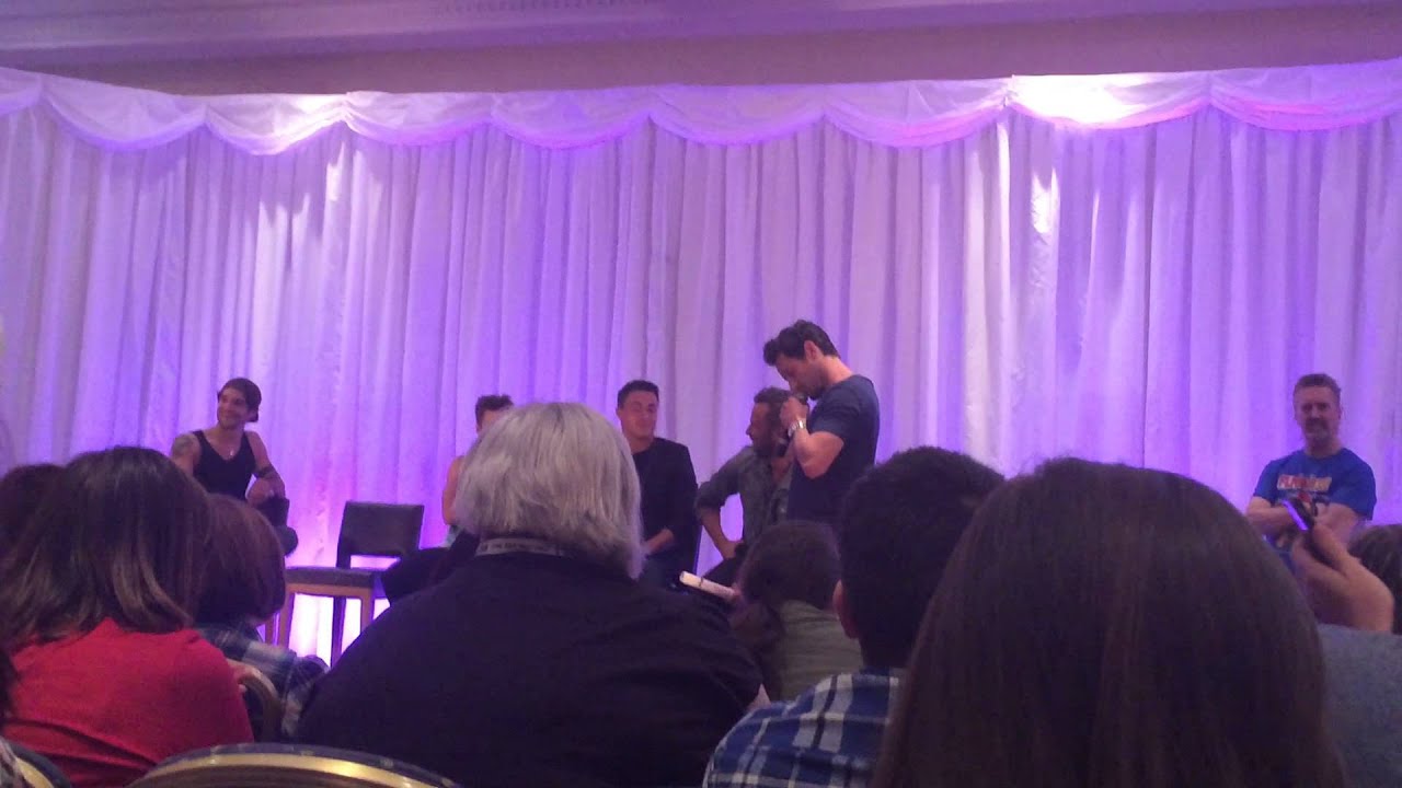 Teen Wolf cast improvising a scene together