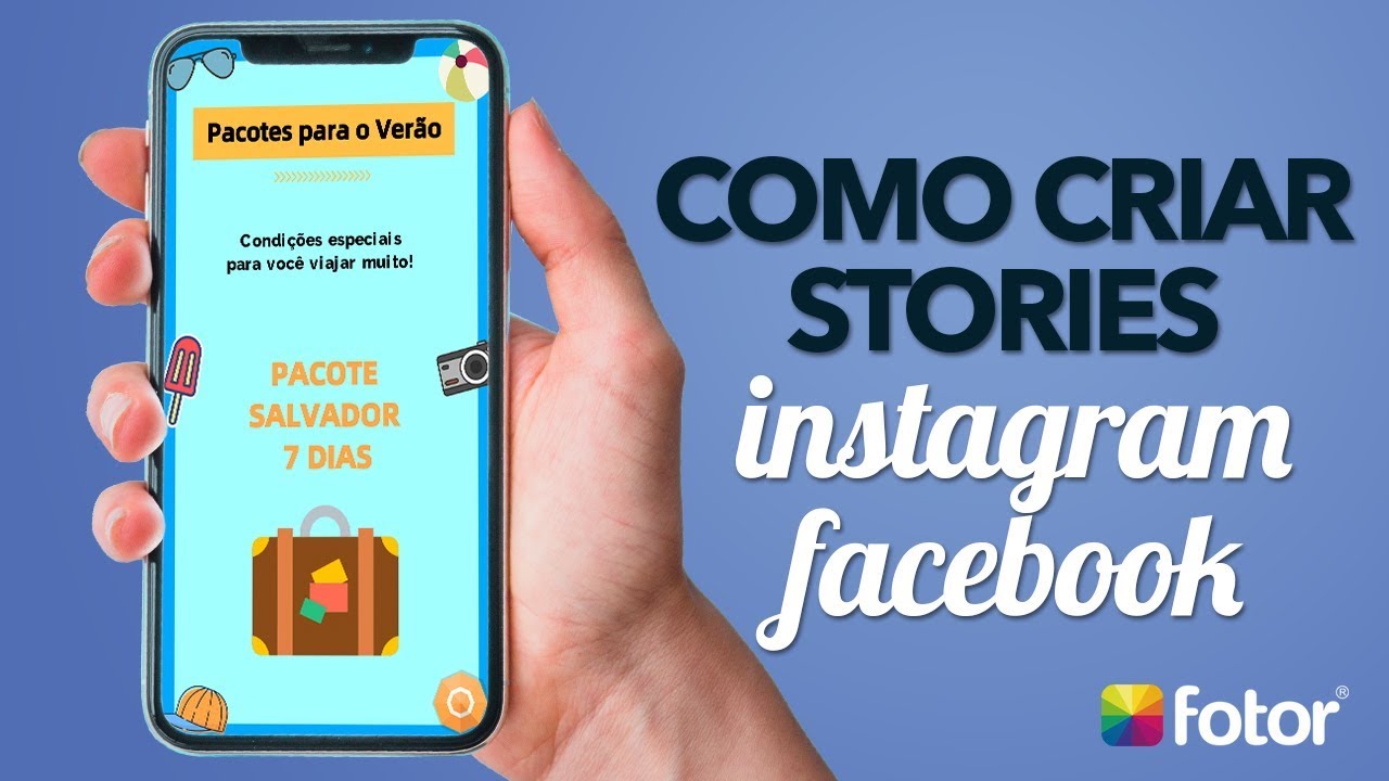 Como Criar Stories para Facebook e Instagram através da Ferramenta Fotor [100% Online]