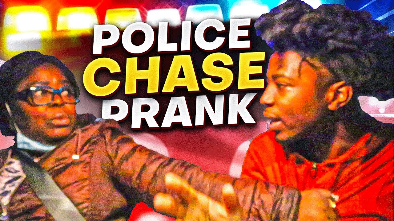 POLICE CHASE PRANK ON AFRICAN MOM * GONE WRONG*