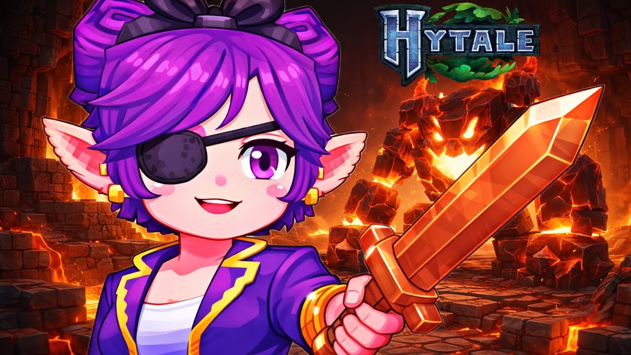 HYTALE #03 ⛏️ CAVERNAS, LAVA e MORTE! | Cobre, Ferro, Boss de Fogo e o SAPO MALDITO 🐸🔥