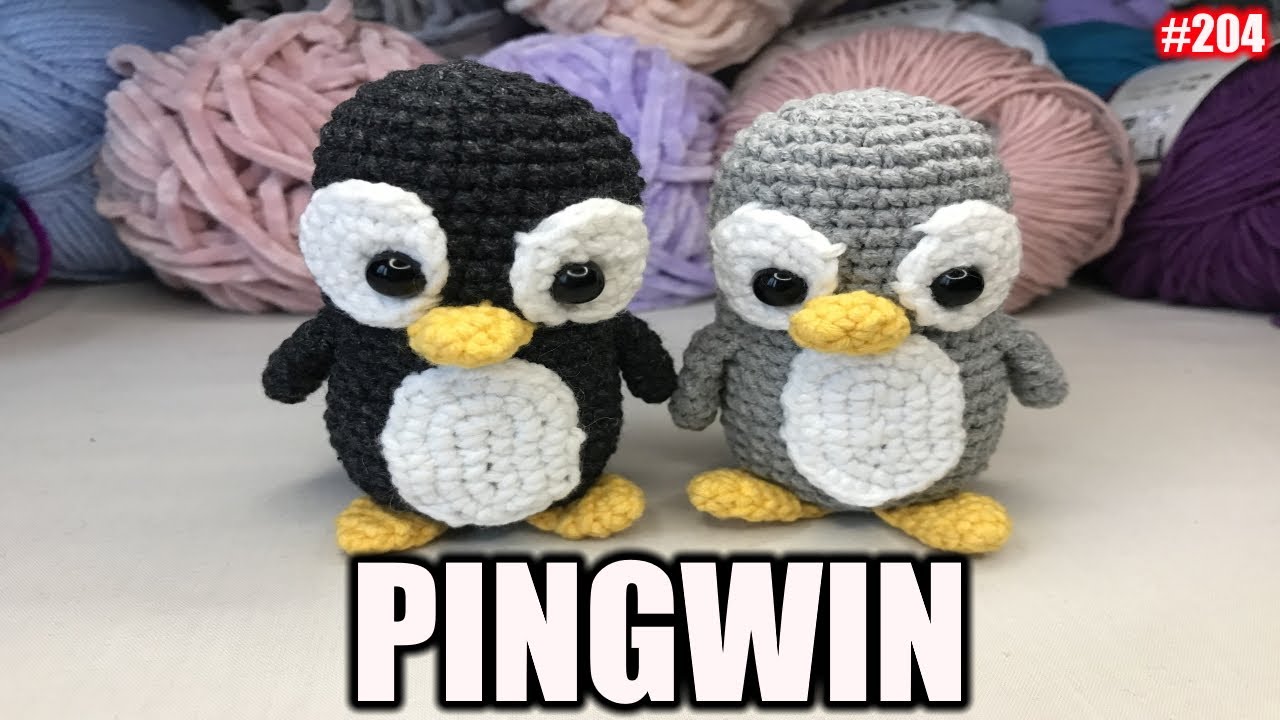 Jak zrobić pingwina na szydełku, penguin, Amigurumi #204