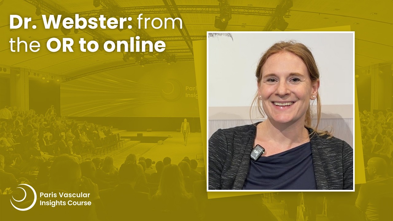 Dr. Webster: from the OR to online