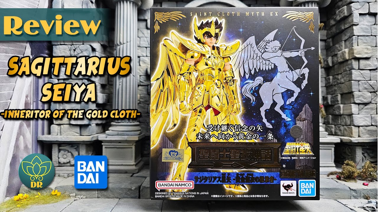 SEIYA DE SAGITÁRIO -Herdeiro da Armadura de Ouro- Cloth Myth EX Metal Bandai Unboxing Review