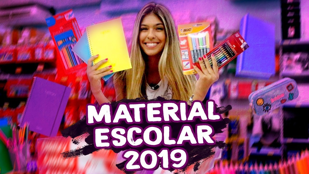 MEU MATERIAL ESCOLAR 2019 // FERNANDA CONCON