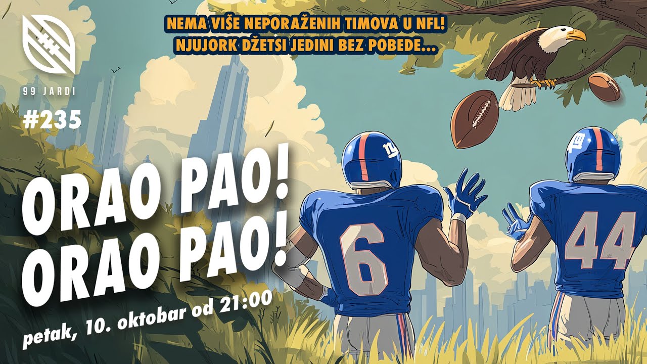 99 jardi no. 235 - Orao pao! Nema vi&scaron;e neporaženih timova u NFL!