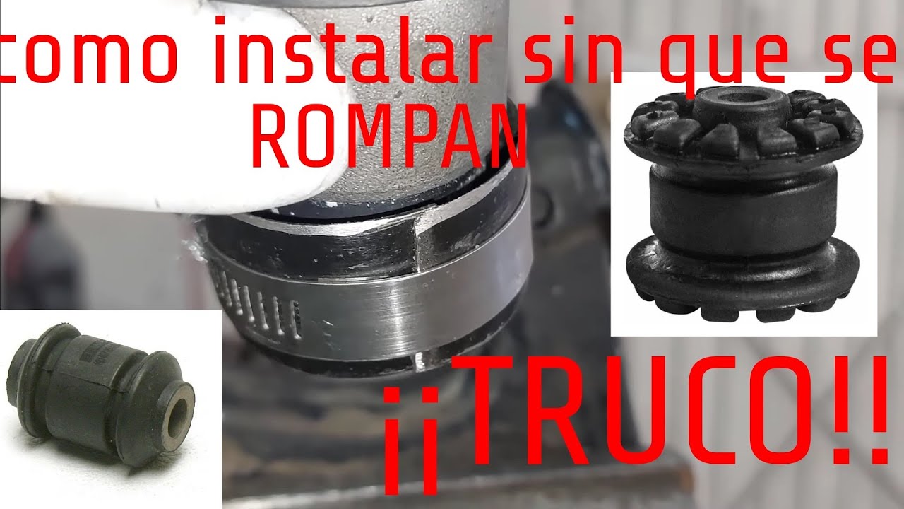 BUJES DE HORQUILLA COMO INSTALAR SIN QUE SE ROMPA EL HULE