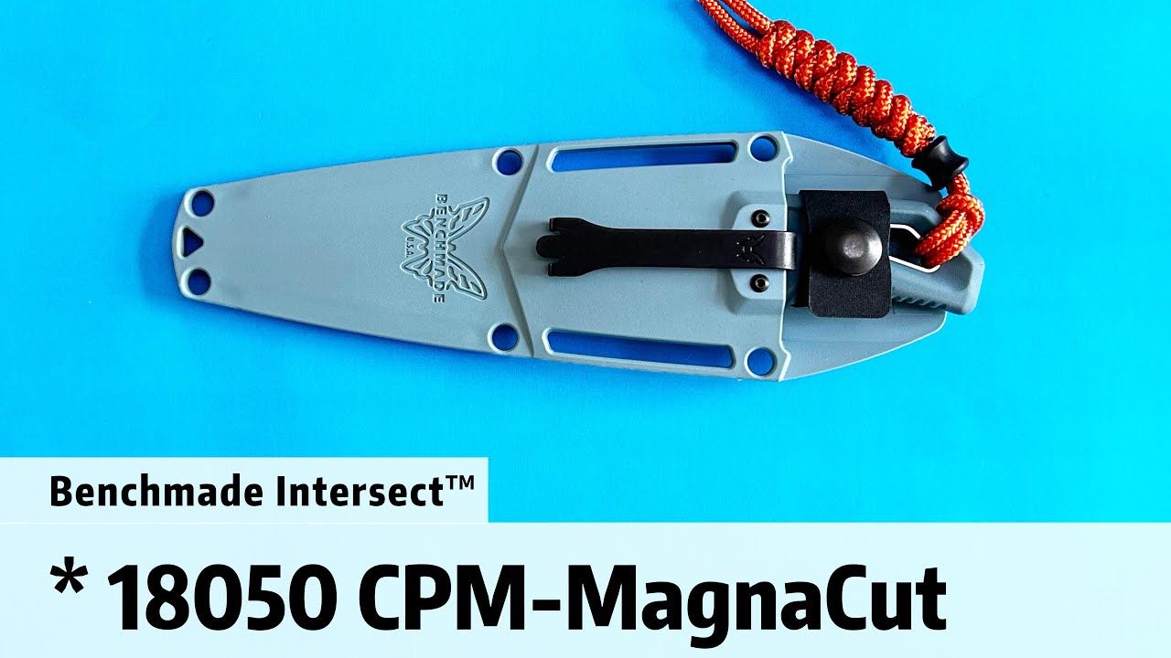 Benchmade Knives Review | Intersect™ 18050 EDC Knife Santoprene® Handle CPM-MagnaCut Blade#edcknife