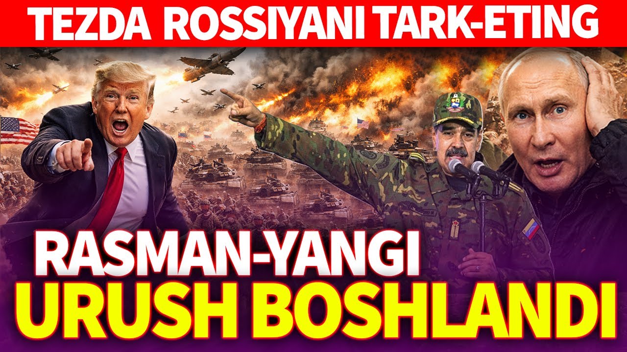 TEZKOR..RASMAN YANGI URUSH BOSHLANDI..TEZDA  ROSSIYANI TARK-ETING