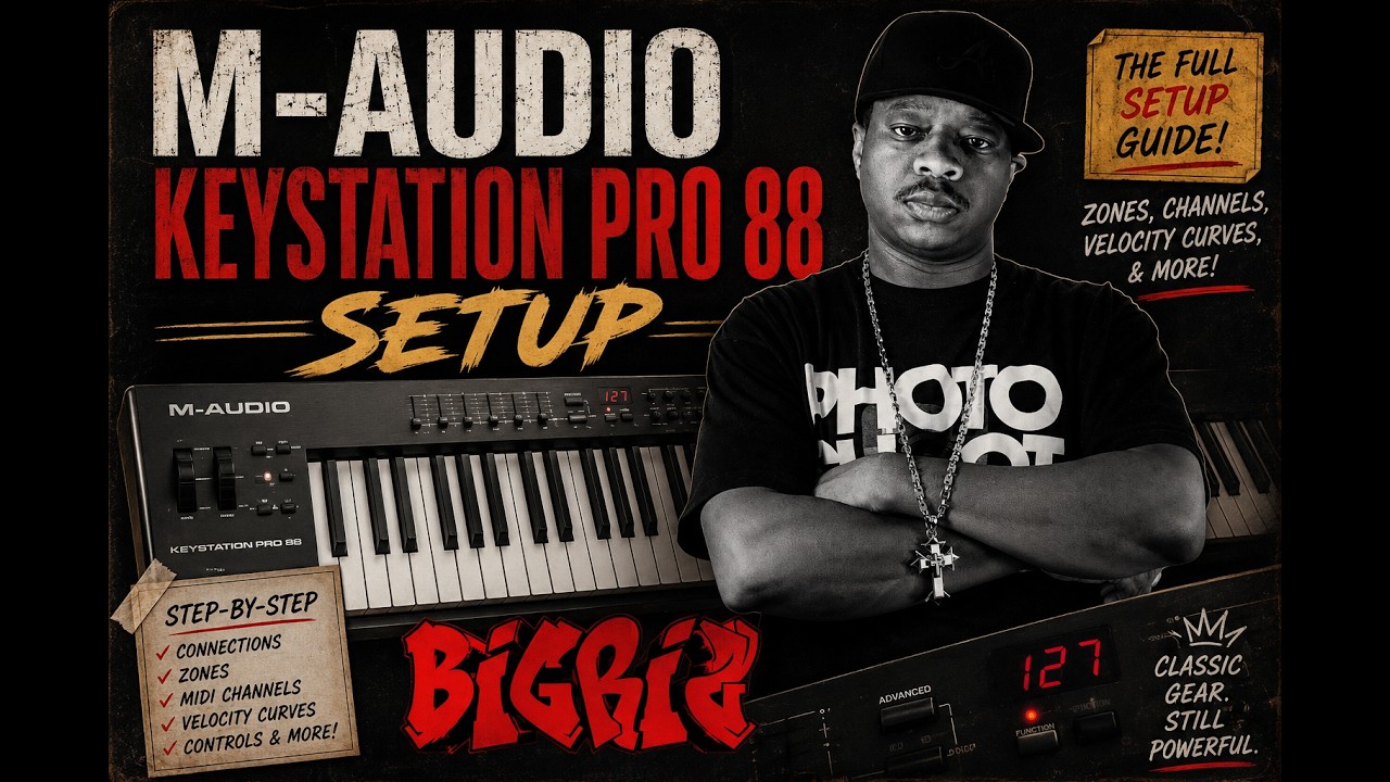 M-Audio KeyStation Pro 88 Set up