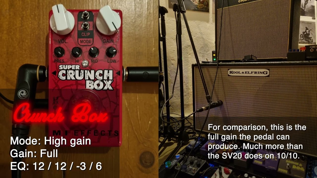 MI Audio Super Crunch Box V2 vs Marshall SV20C - The Plexi comparison
