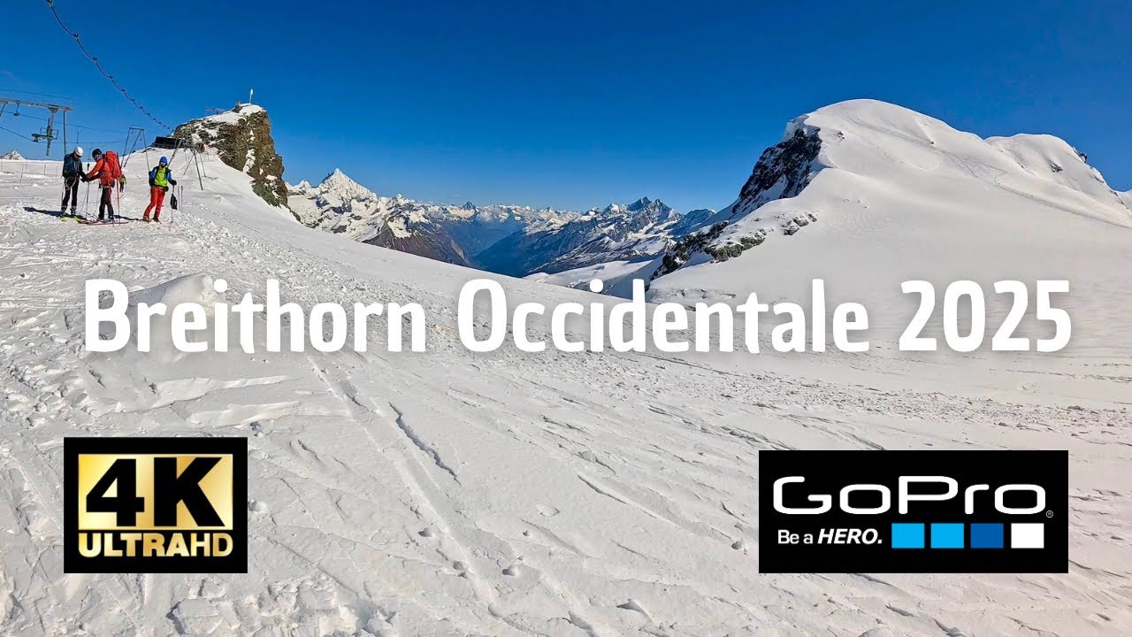 Breithorn occidentale scialpinismo