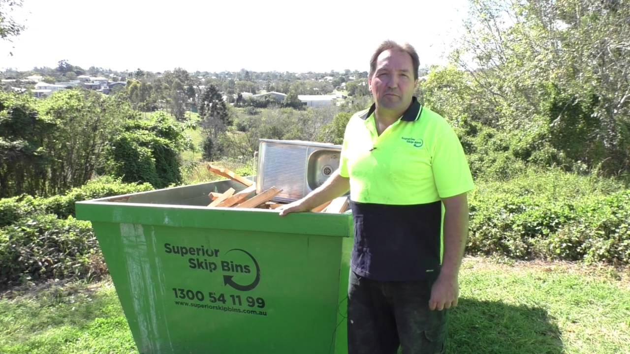 Rod from Superior Skip Bins shows you the smallest and the biggest bins available