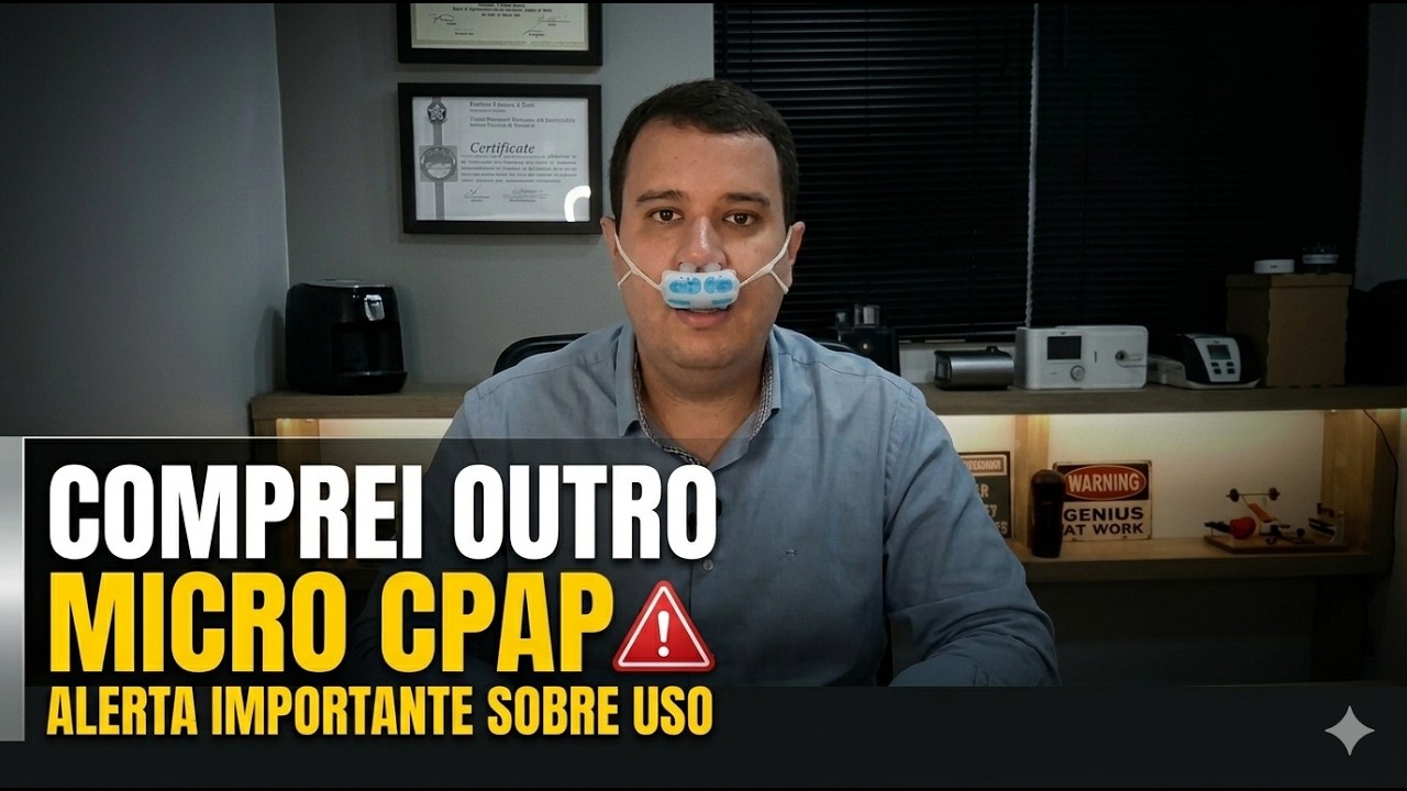 COMPREI OUTRO MICRO CPAP QUE GERA FLUXO!
