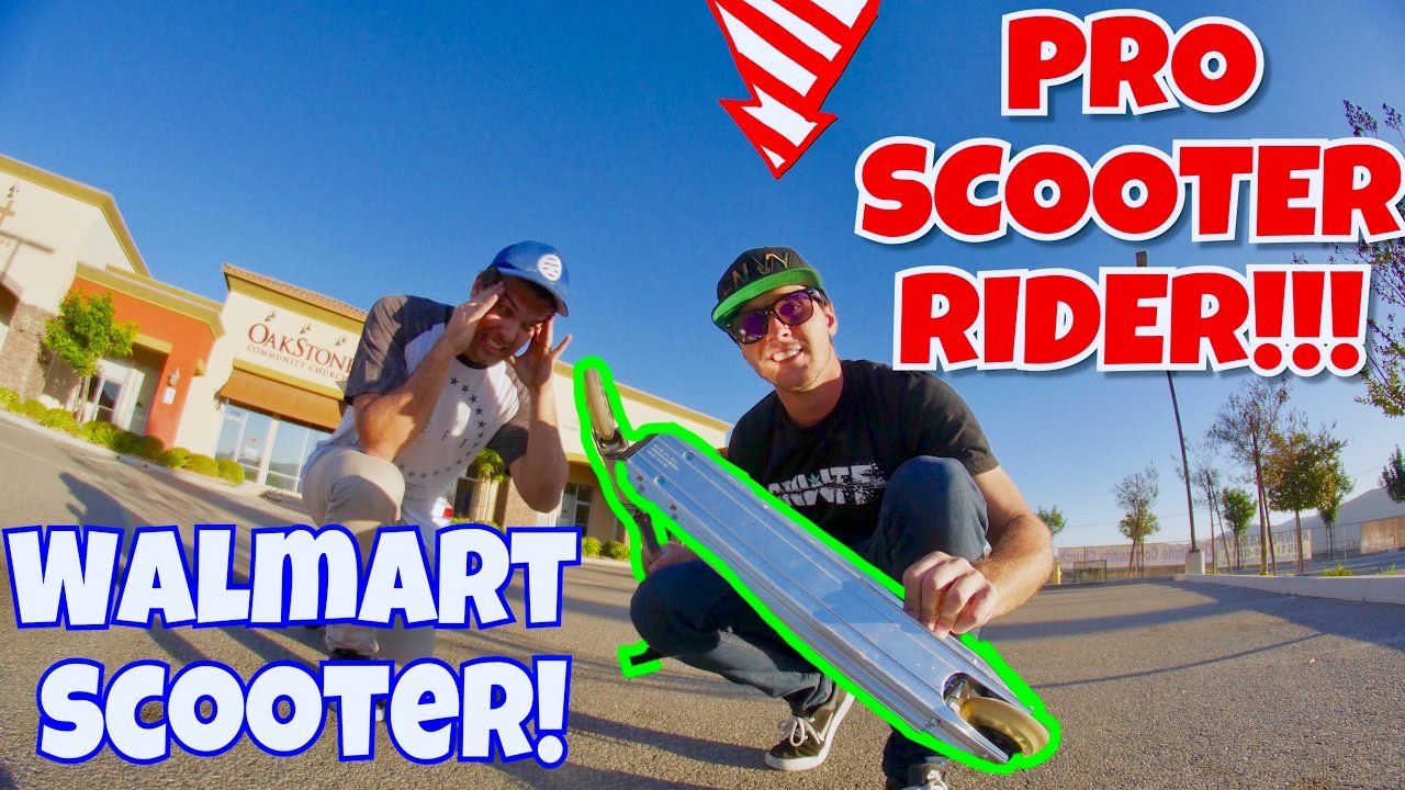WALMART GAME OF SCOOT VS PRO SCOOTER RIDER ( Raymond Warner )