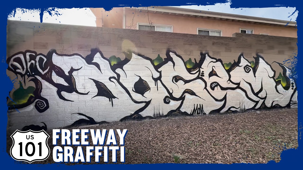 Los Angeles Graffiti - BOMBING THE 101 FREEWAY (Part 13)
