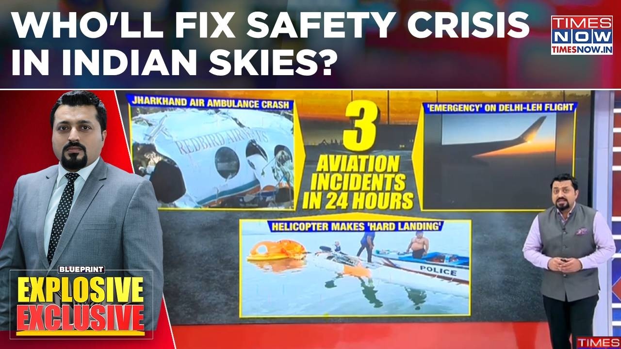 3 Incidents In 24 Hours, 2 Crashes & An Emergency Landing; Who'll Fix Safety Crisis In Indian Skies?