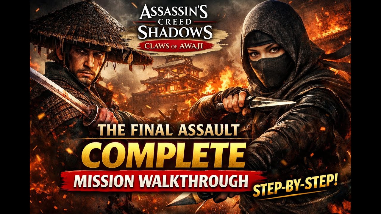 The Final Assault–COMPLETE Mission Walkthrough Step-by-Step|Assassin’s Creed Shadows: Claws of Awaji