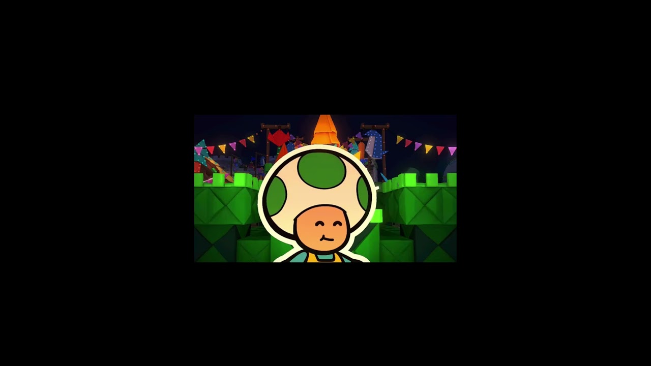 Paper mario the origami king 100% secret ending cutscene