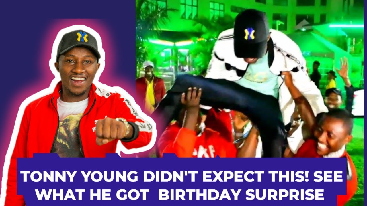 TONNY YOUNG ALMOST FAINTED BIRTHDAY SUPRISE SEE WHAT HAPPENED