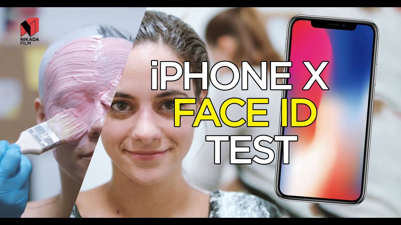 IPHONE X - Face ID Test / realistic face mold