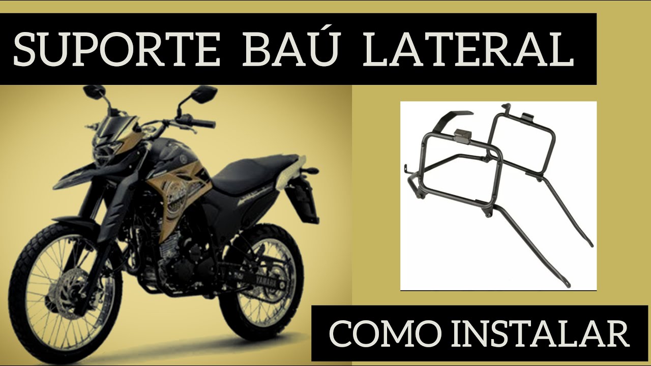 Como instalar o SUPORTE DE BAÚ LATERAL na Yamaha Lander