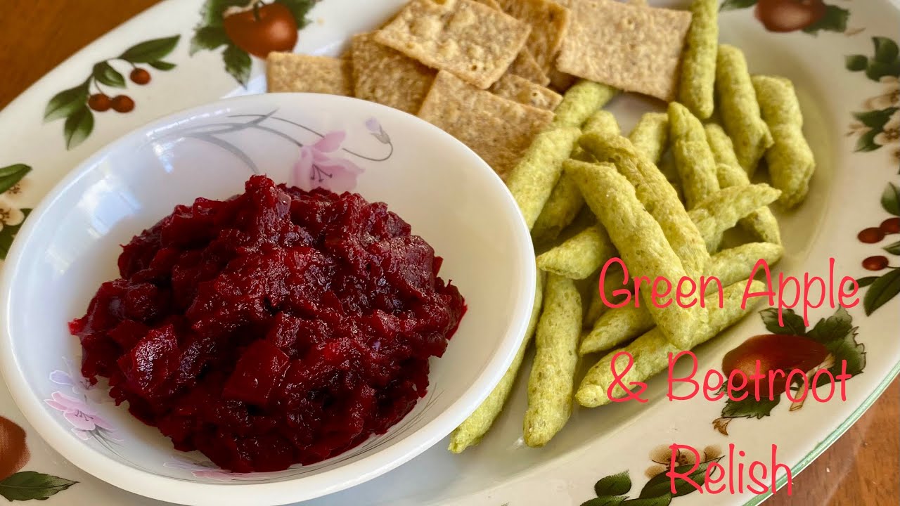 Green Apple Beetroot Relish | Quick Relish/Chutney Recipe | No Preservative |