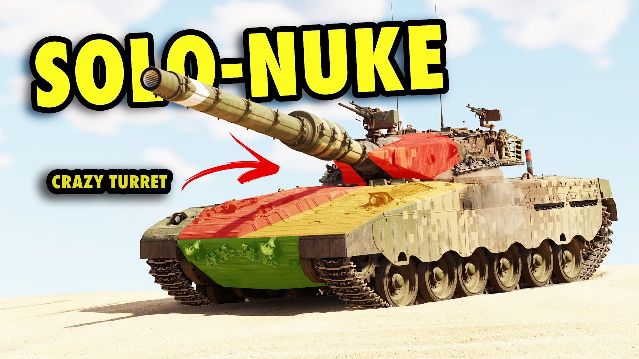 LAST Player Standing in a HULL-DOWN Monster - Merkava Mk.1 in War Thunder