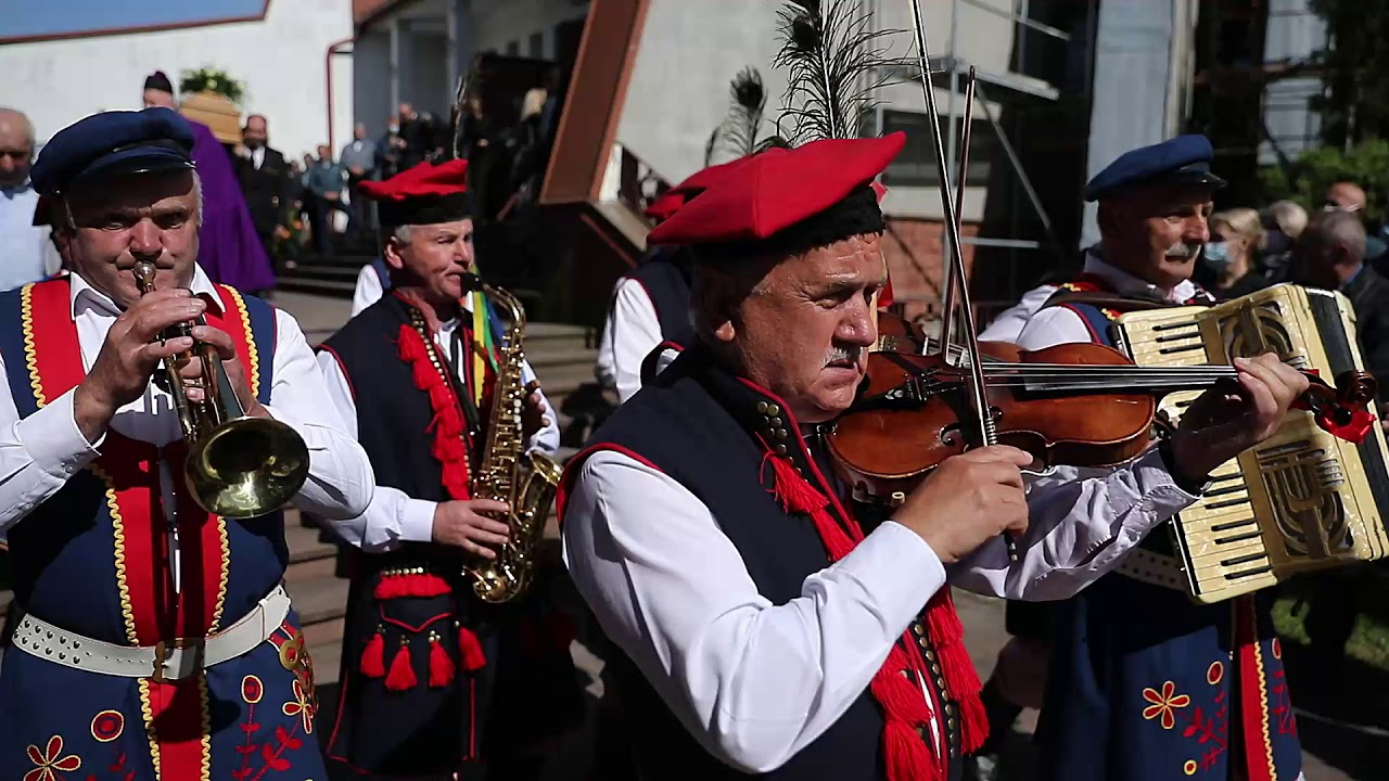 Lubcza. Pogrzeb nestora muzyki ludowej, Stefana Wyczyńskiego (29.05.2020)